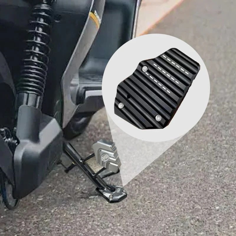 Motorcycle Side Kickstand Extension Pad Stable Support