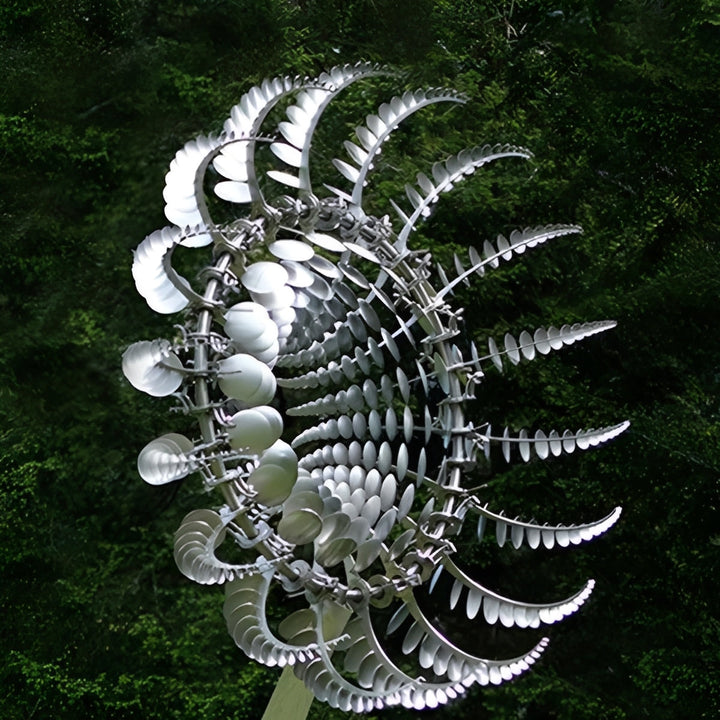 Decorative Metal Windmill Garden Ornament Spinning Design