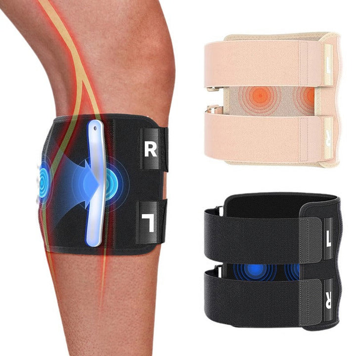 Adjustable Compression Support Belt with Dual Pads Lightweight