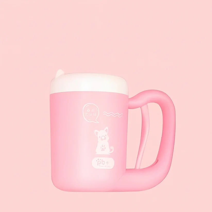Pet Paw Cleaner Cup with Silicone Bristles Gentle Fit