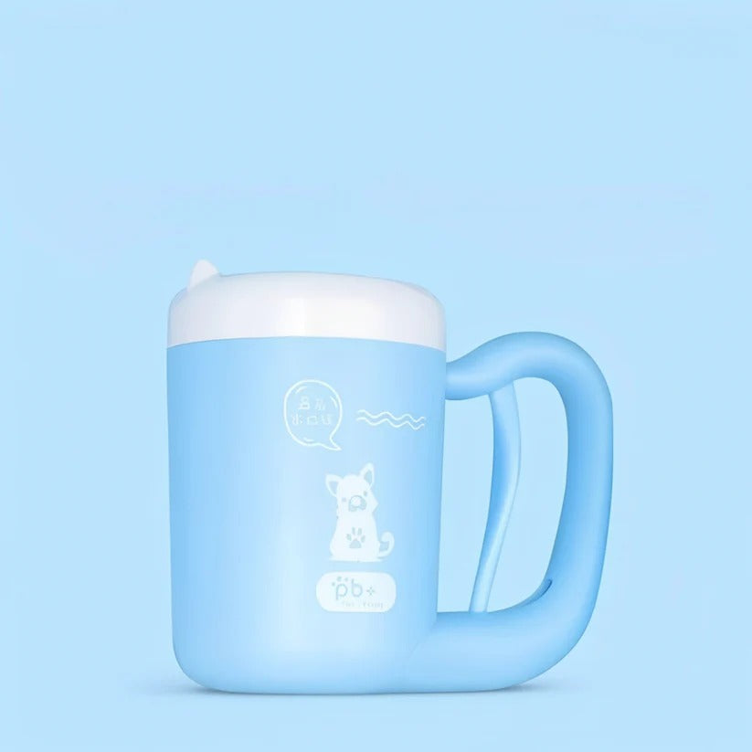 Pet Paw Cleaner Cup with Silicone Bristles Gentle Fit