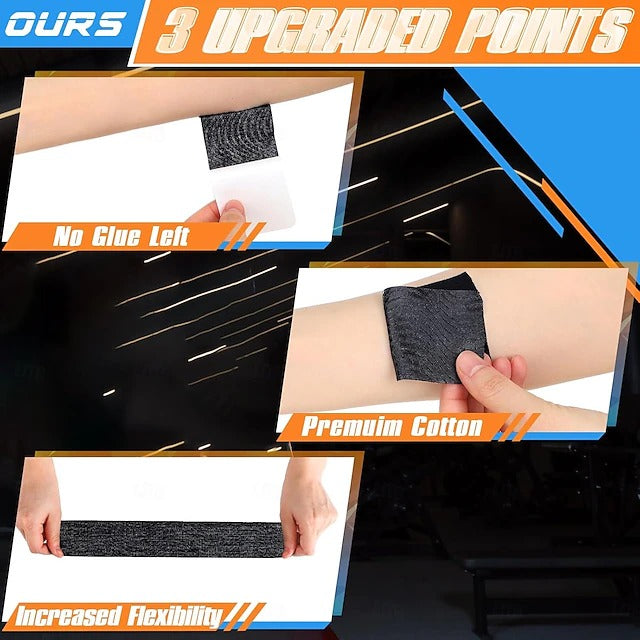 Pre-Cut Sports Kinesiology Tape Waterproof Adhesive Support