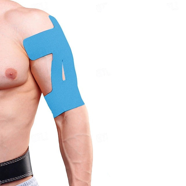 Pre-Cut Sports Kinesiology Tape Waterproof Adhesive Support