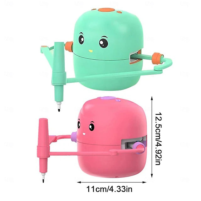 Kids Automatic Sketch Drawing Machine with Pattern Cards and Dual Pens
