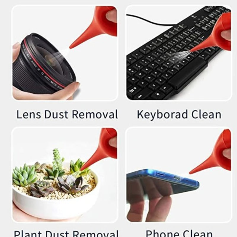 Multi-Purpose Cleaning Kit with Air Blower and Bulb Pump