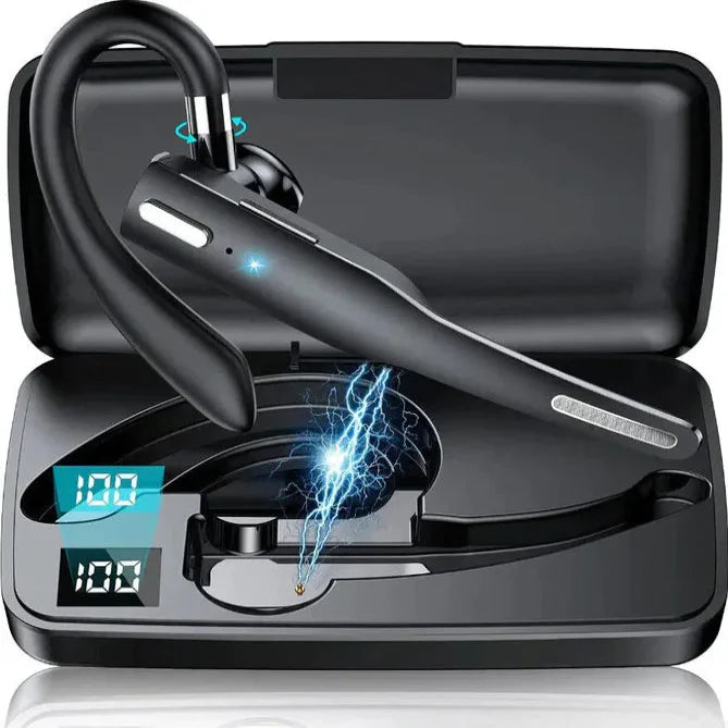 Wireless Bluetooth Headset with Dual Microphones Hands