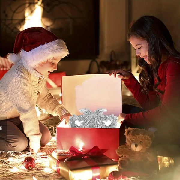 LED Snowflake Projector Christmas Tree Topper Decorative