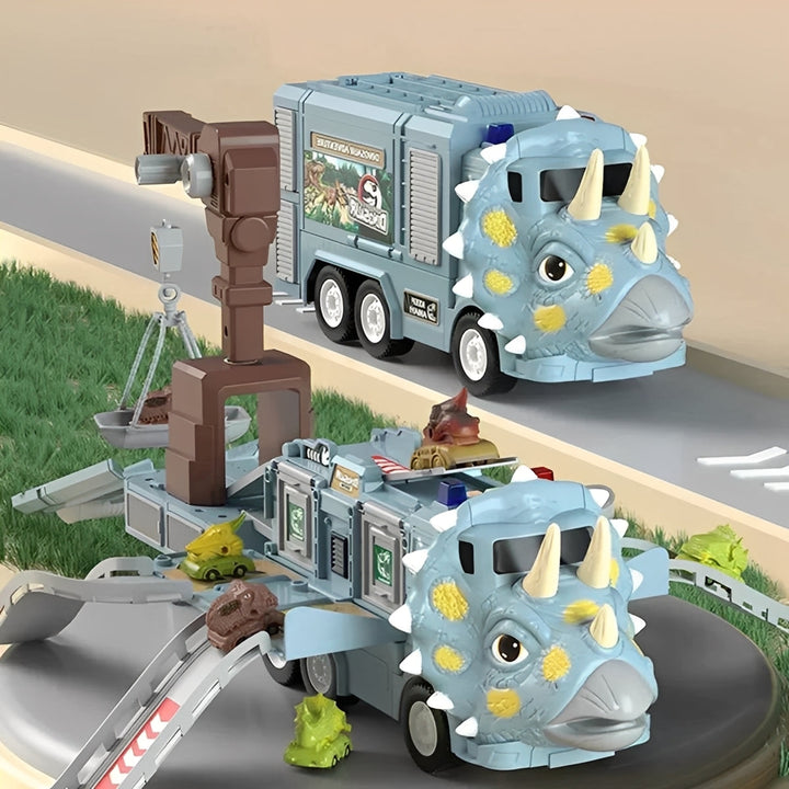 Kids Dinosaur and Truck 2-in-1 Convertible Toy