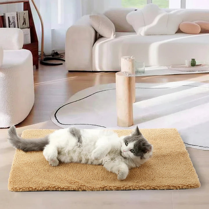 Pet Blanket Self-Warming Washable Design for Cats and Dogs - Lenila