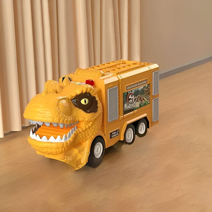 Kids Dinosaur and Truck 2-in-1 Convertible Toy