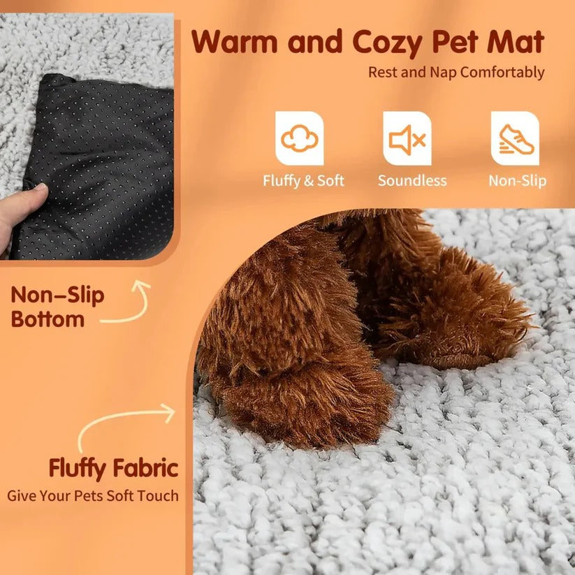 Pet Blanket Self-Warming Washable Design for Cats and Dogs