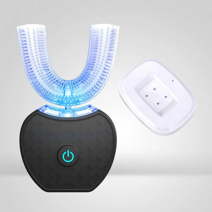 Electric Sonic Dental Cleaner High Frequency Vibrations Deep Cleaning - Lenila
