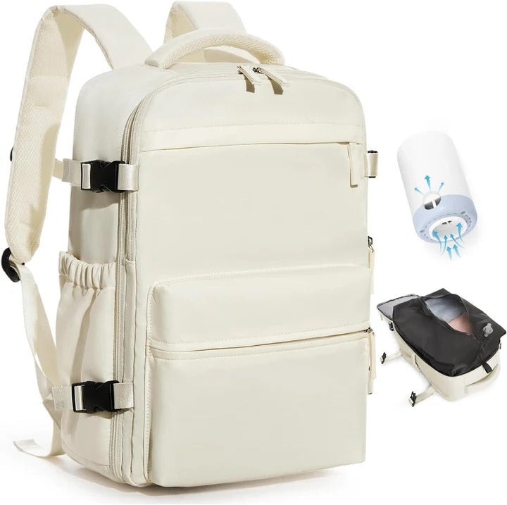 Travel Backpack Water-Resistant Fits 15.6in Devices