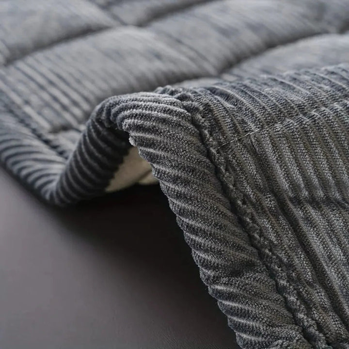 Quilted Couch Cover Patterned Design