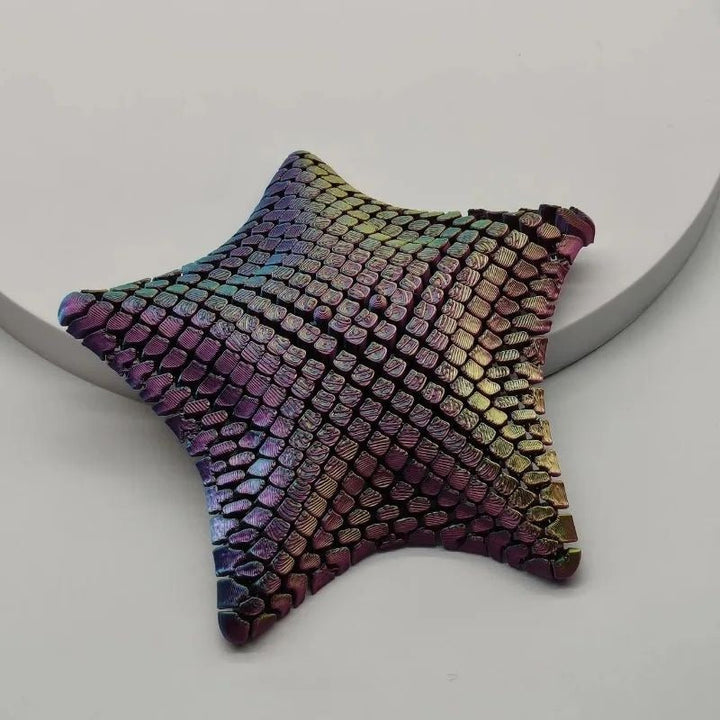 3D Printed Sea Star Sensory Toy Flexible Articulated Segments