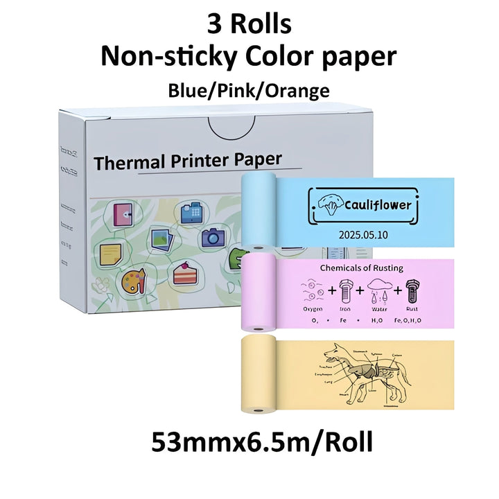 Portable Thermal Sticker Printer with Bluetooth for Photos and Memos