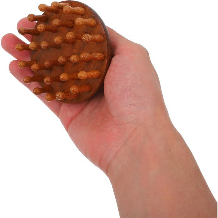 Aromatic Wood Detangling Comb with Scalp Stimulation and Massage