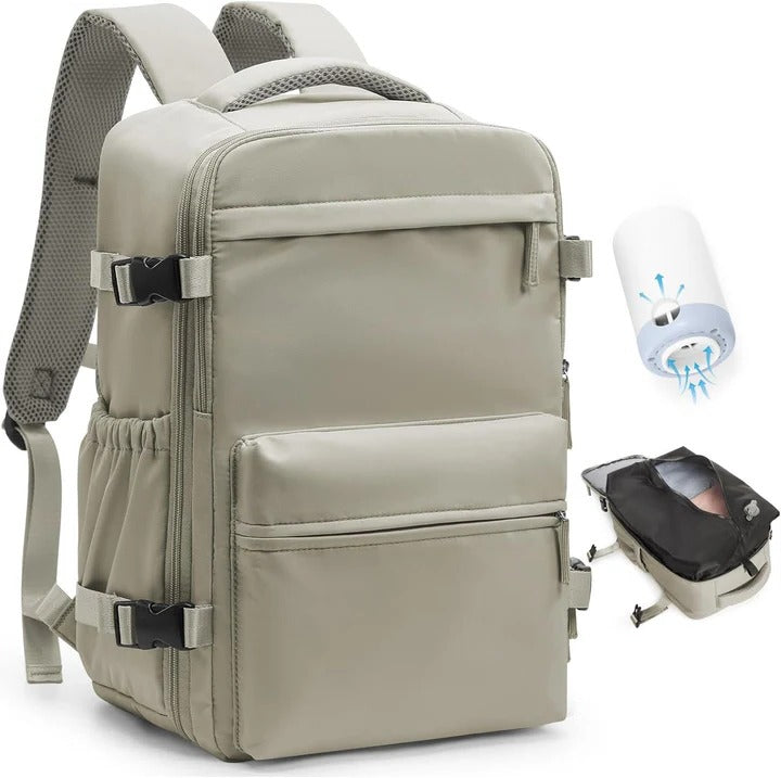 Travel Backpack Water-Resistant Fits 15.6in Devices