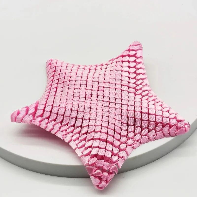 Unisex 3D Printed Sea Star Sensory Toy Flexible Articulated Segments - Lenila