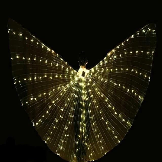 Decorative LED Butterfly Wings with Fluorescent