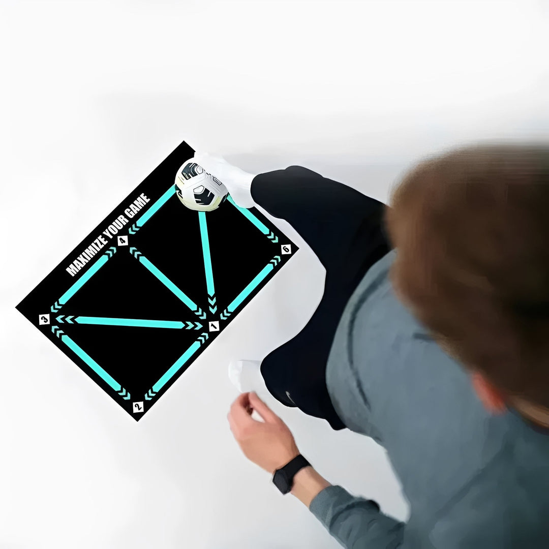 Indoor Football Training Mat with Video Guided Sessions