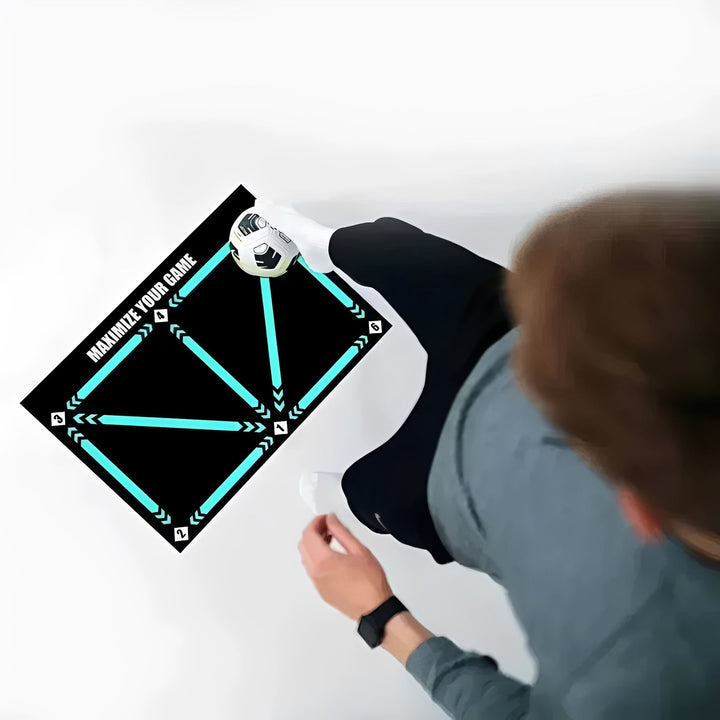 Indoor Football Training Mat with Video Guided Sessions