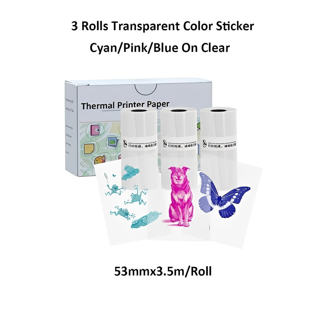 Portable Thermal Sticker Printer with Bluetooth for Photos and Memos