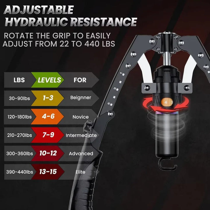 Adjustable Hydraulic Arm and Chest Exerciser Resistance Home Gym