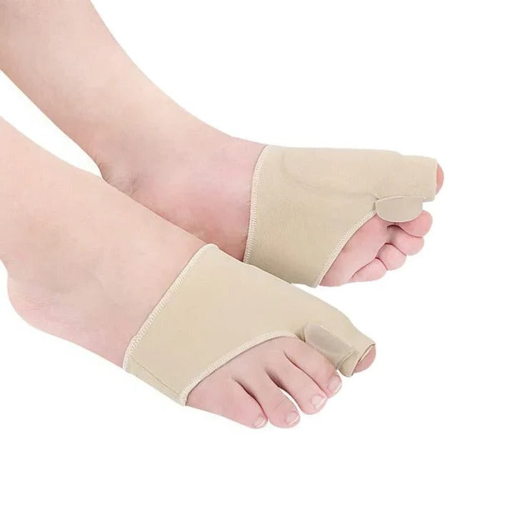 Unisex Silicone Gel Fabric Forefoot Wrap with Big Toe Sleeve - Lenila