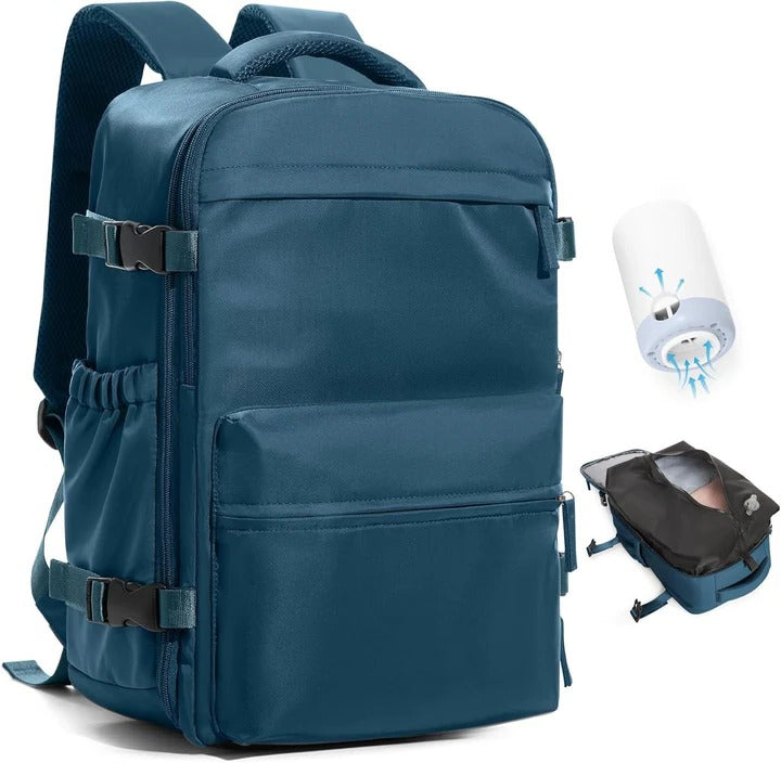 Travel Backpack Water-Resistant Fits 15.6in Devices