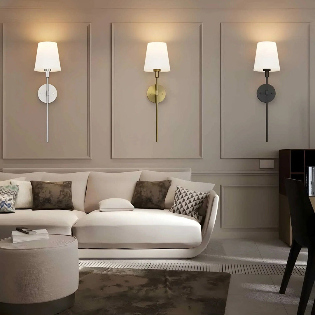 Wireless Wall Mounted Fixtures Battery Operated Set