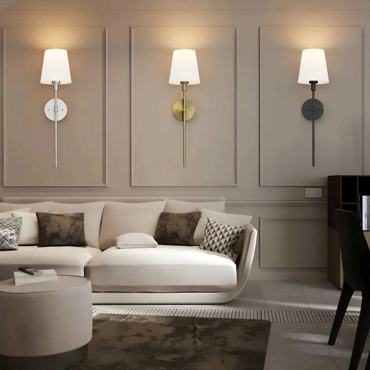 Wireless Wall Mounted Fixtures Battery Operated Set