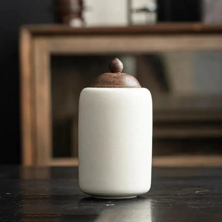 Pet Memorial Urn Ceramic with Secure Lid - Lenila