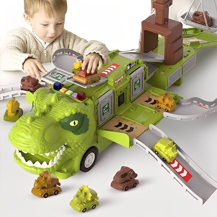Kids Dinosaur and Truck 2-in-1 Convertible Toy