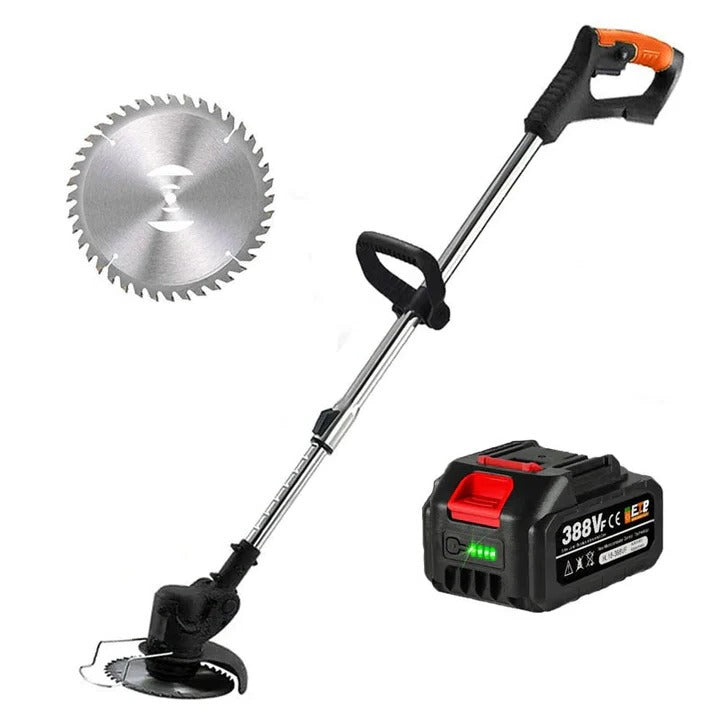 Electric Cordless Grass Trimmer Battery Operated Powerful - Lenila