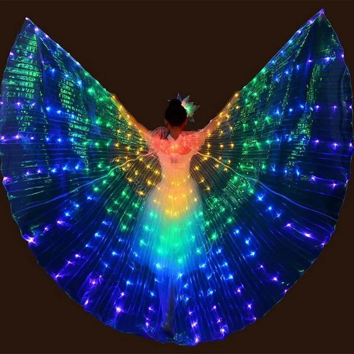 Decorative LED Butterfly Wings with Fluorescent