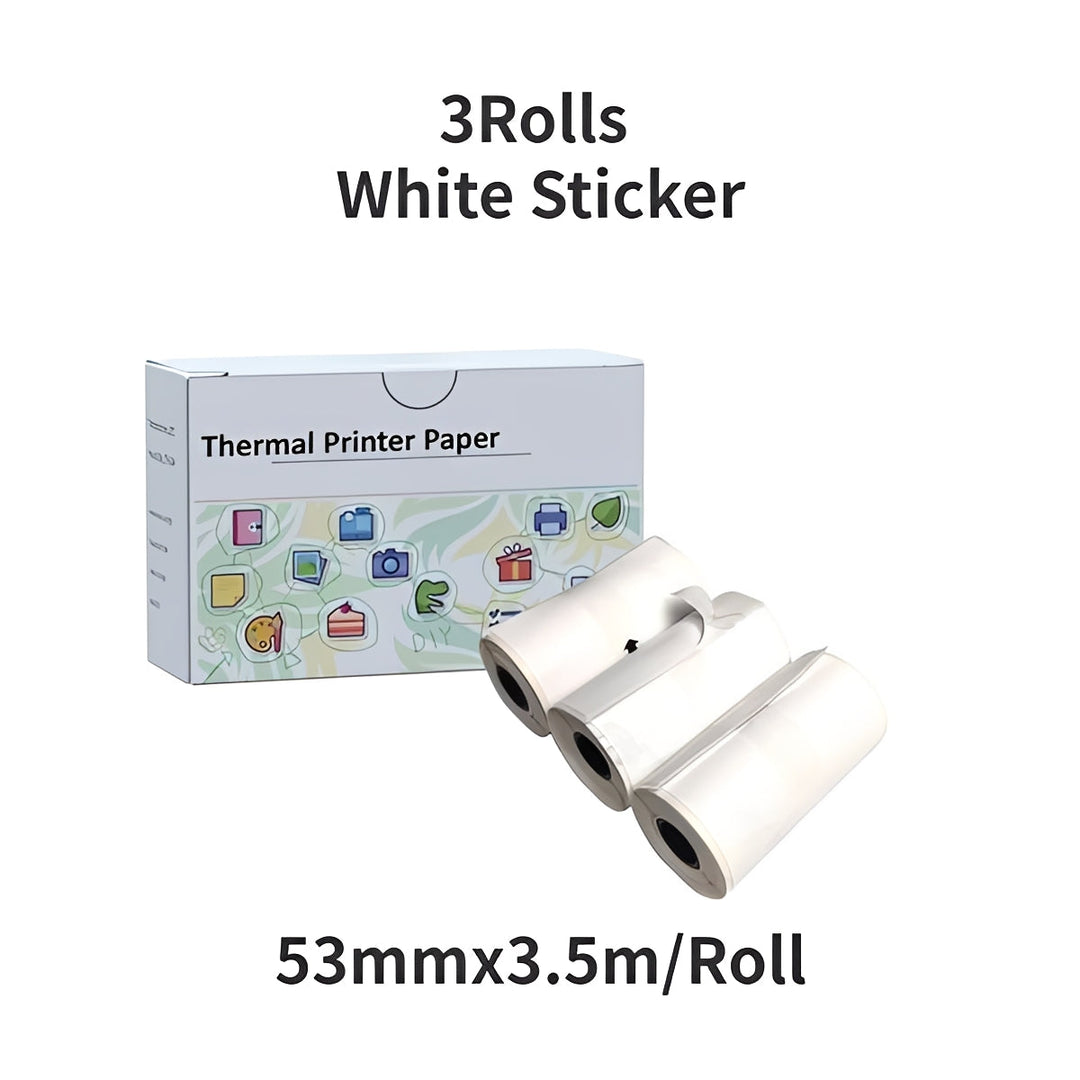 Portable Thermal Sticker Printer with Bluetooth for Photos and Memos