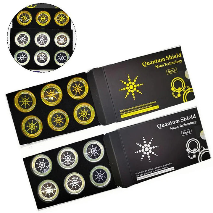 Anti-Radiation Protection Stickers for Mobile Devices and Routers Set