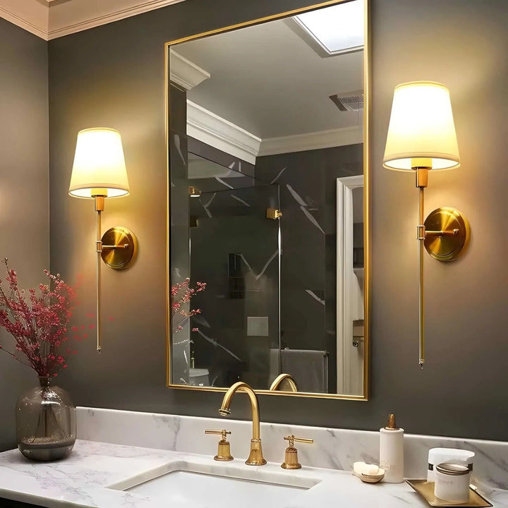 Wireless Wall Mounted Fixtures Battery Operated Set