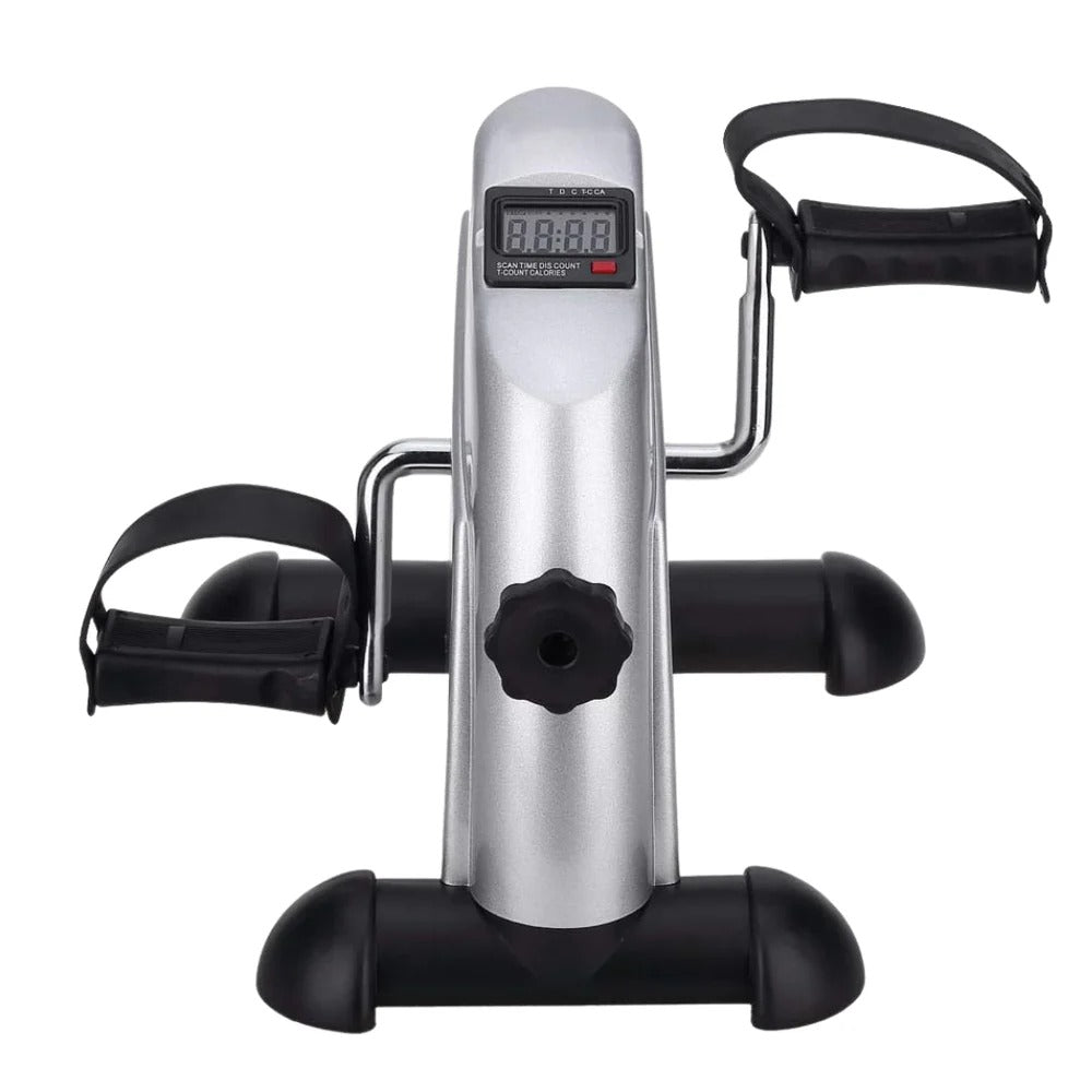 Compact Under Desk Pedal Exerciser Adjustable Resistance Digital