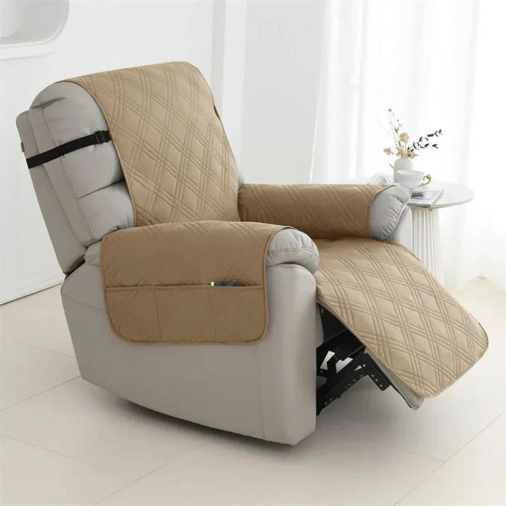 Waterproof Quilted Recliner Slipcover Pet-Friendly Protector - Lenila