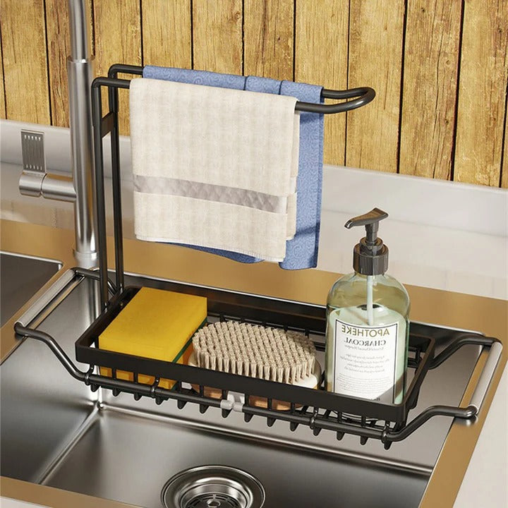 Adjustable Kitchen Sink Shelf Space-Saving Design - Lenila