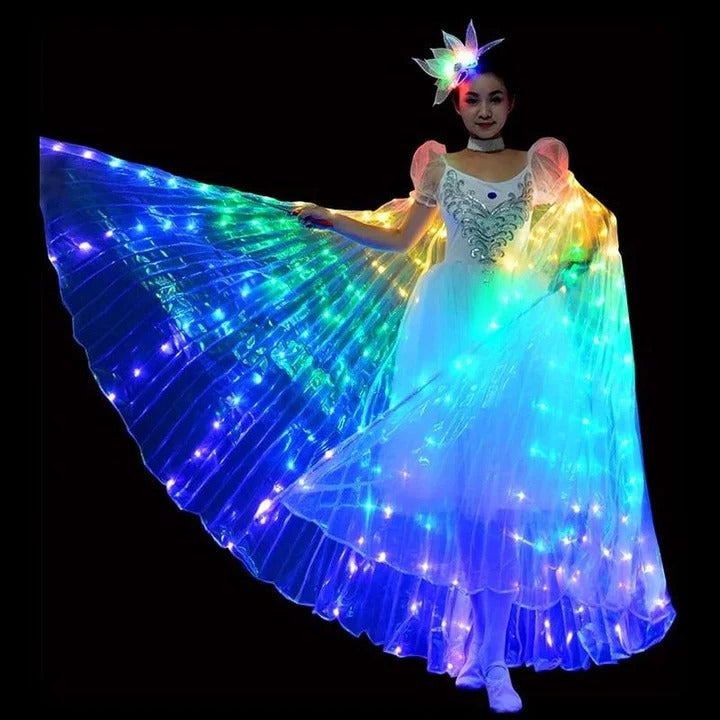 Decorative LED Butterfly Wings with Fluorescent