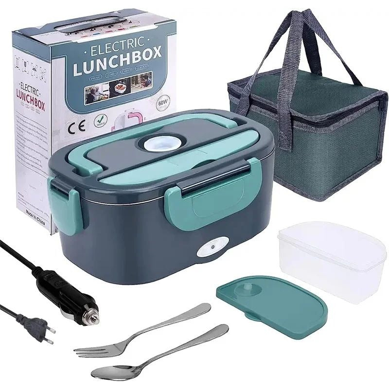 Self-Heating Bento Box Portable Electric Lunch Container - Lenila