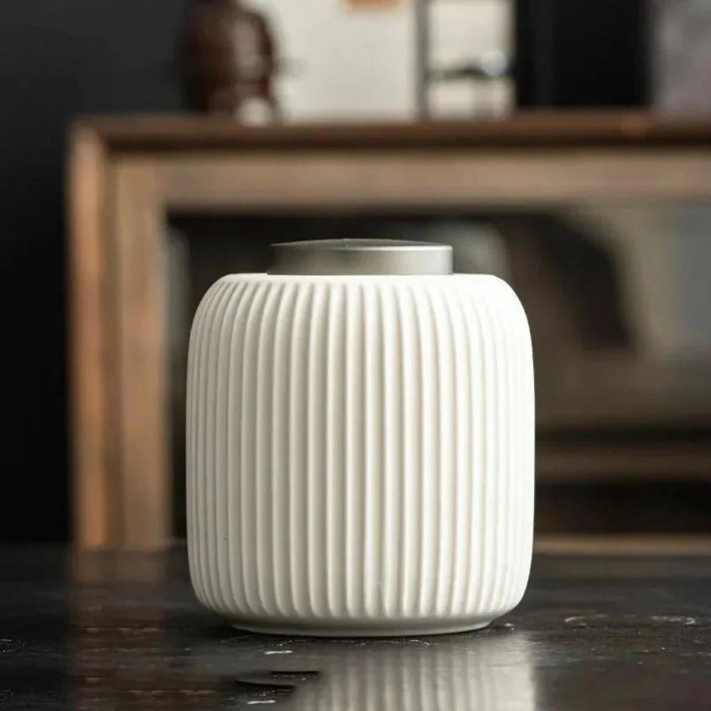 Pet Memorial Urn Ceramic with Secure Lid