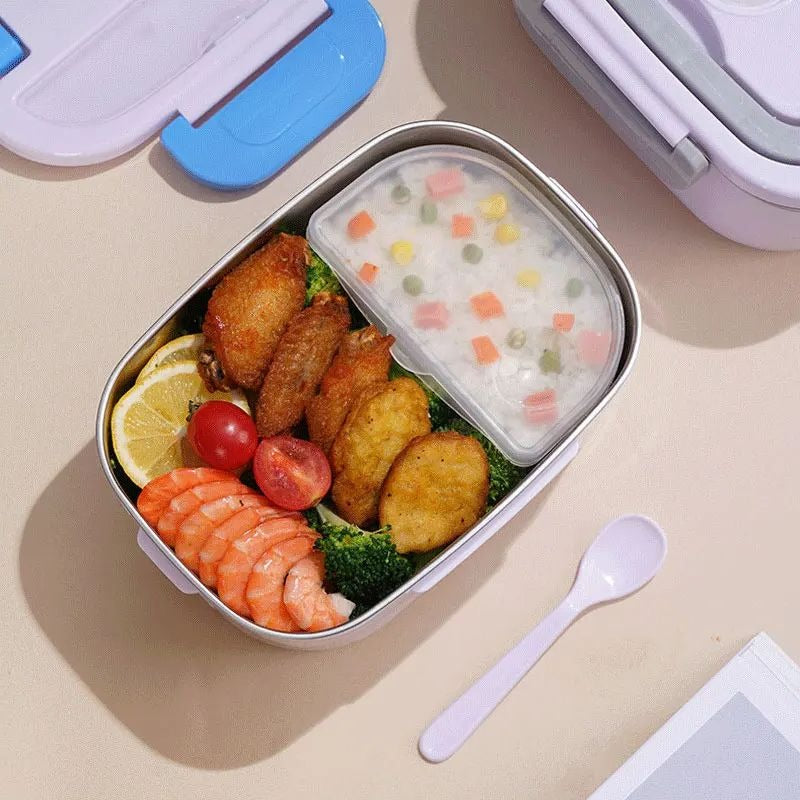 Self-Heating Bento Box Portable Electric Lunch Container
