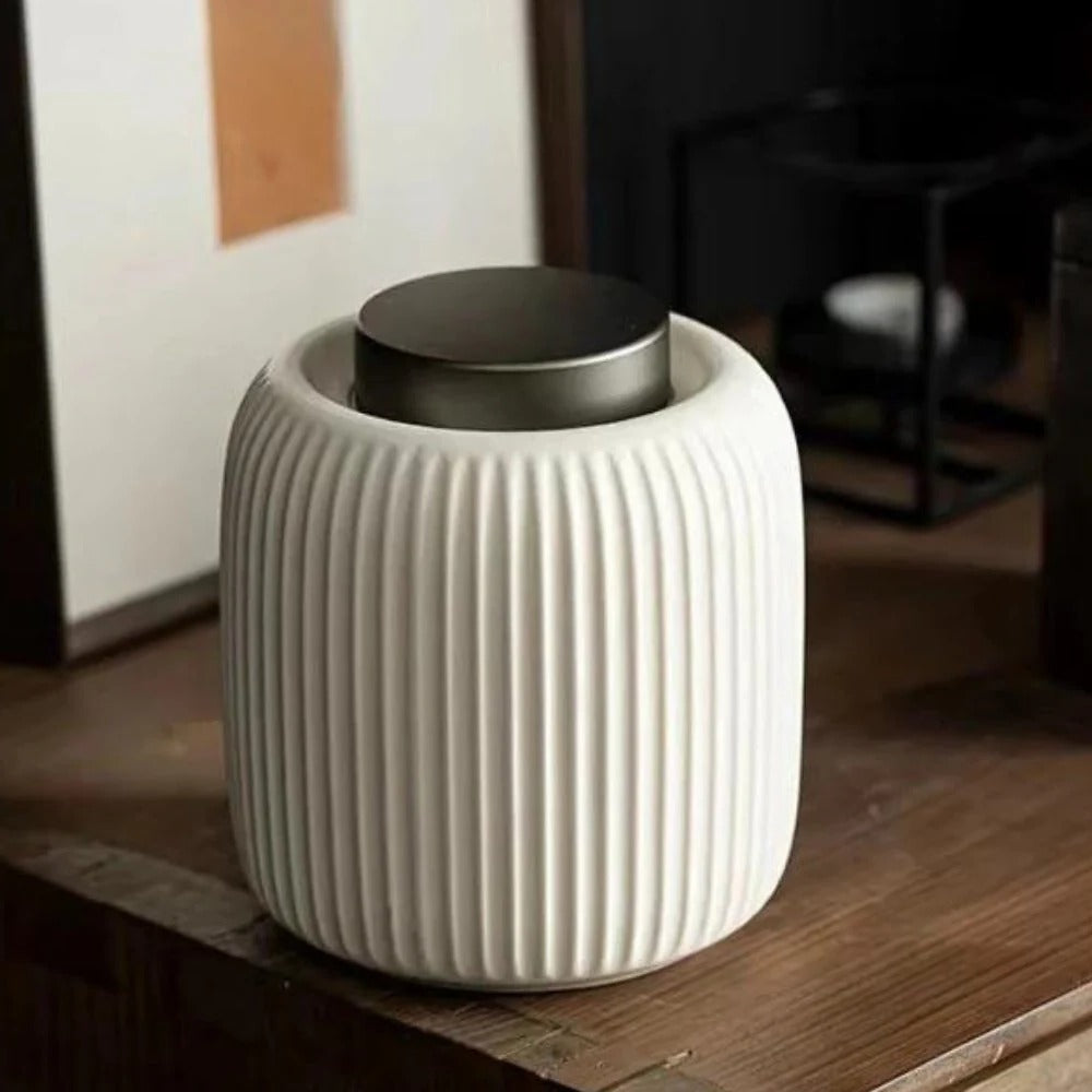 Pet Memorial Urn Ceramic with Secure Lid