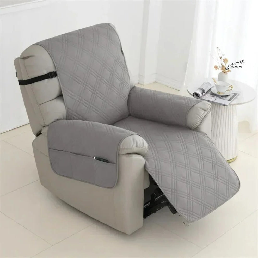 Waterproof Quilted Recliner Slipcover Pet-Friendly Protector