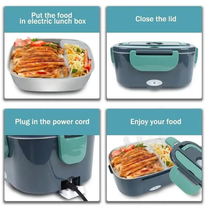 Self-Heating Bento Box Portable Electric Lunch Container