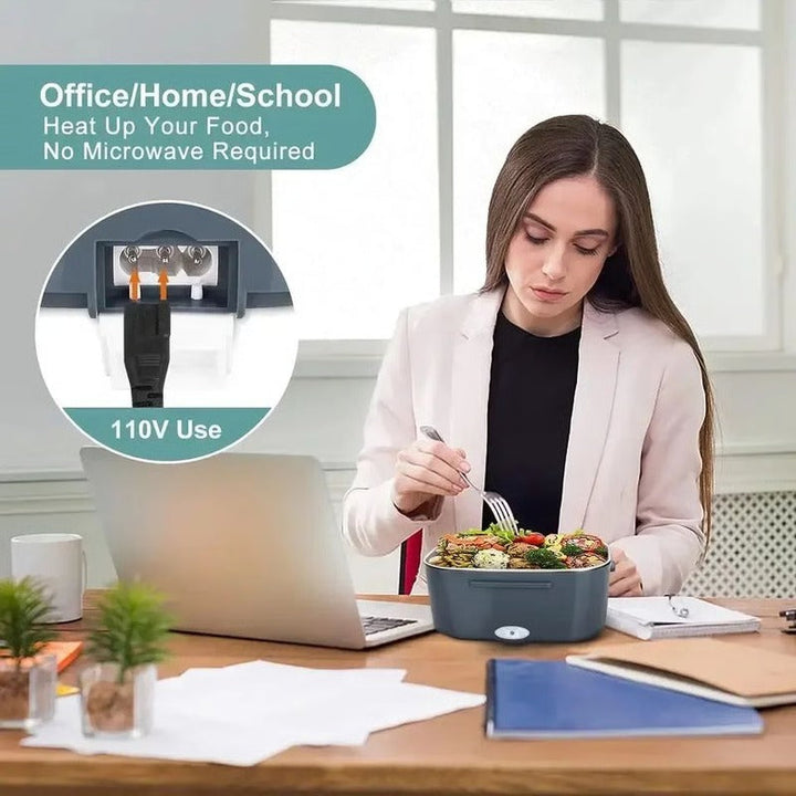 Self-Heating Bento Box Portable Electric Lunch Container